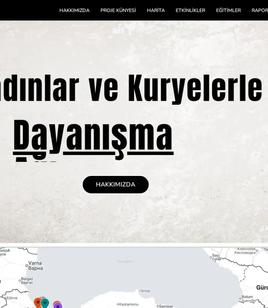 Afet Birliği web sitesi ekran görüntüsü
