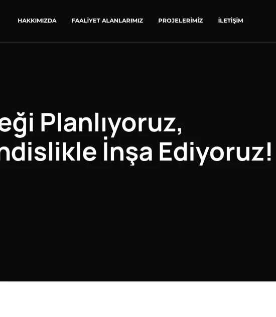 CYLN Mühendislik web sitesi ekran görüntüsü