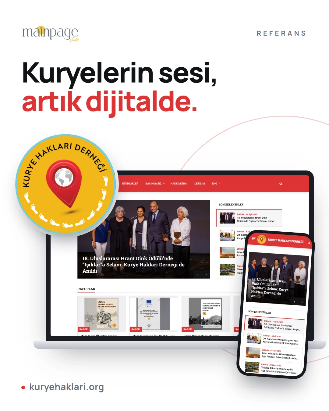 Kurye Hakları Derneği sosyal medya gönderisi 01