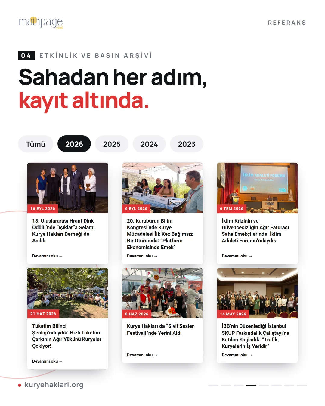 Kurye Hakları Derneği sosyal medya gönderisi 05