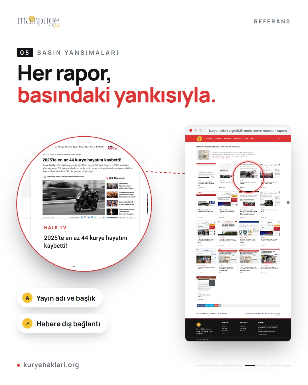 Kurye Hakları Derneği sosyal medya gönderisi 06