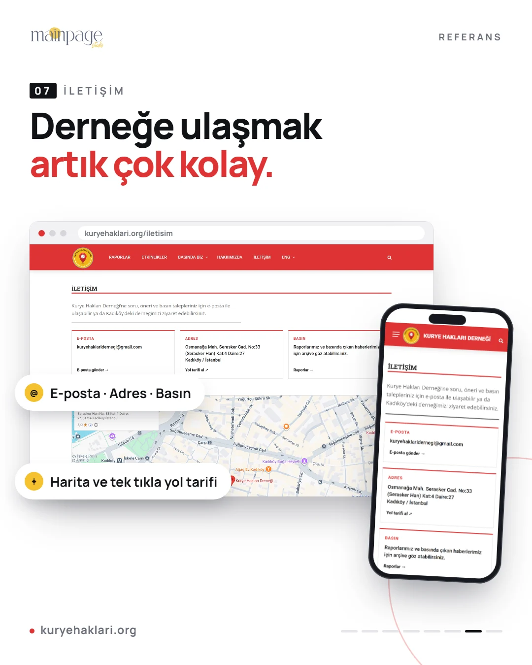 Kurye Hakları Derneği sosyal medya gönderisi 08