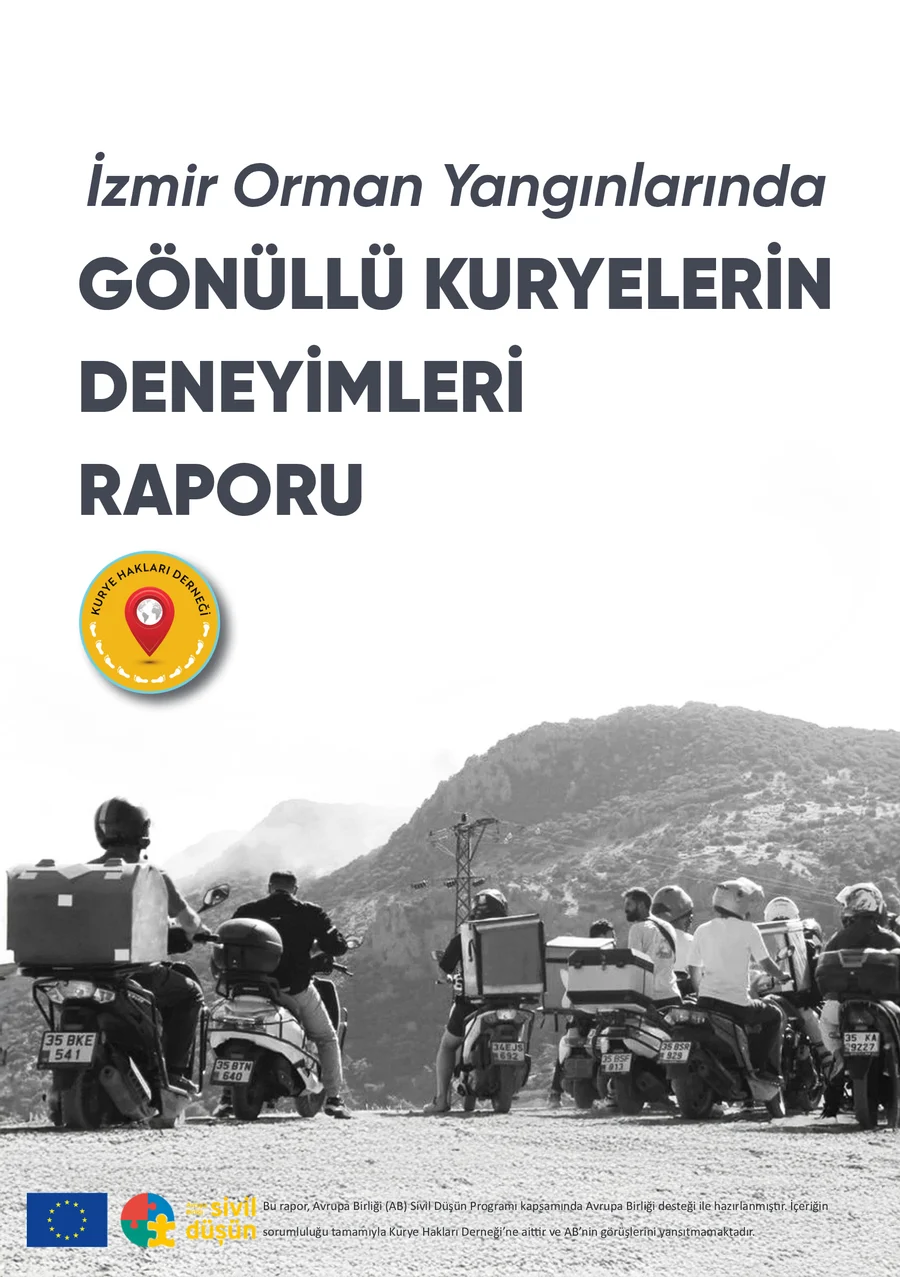 İzmir Orman Yangınlarında Gönüllü Kuryelerin Deneyimleri kapağı