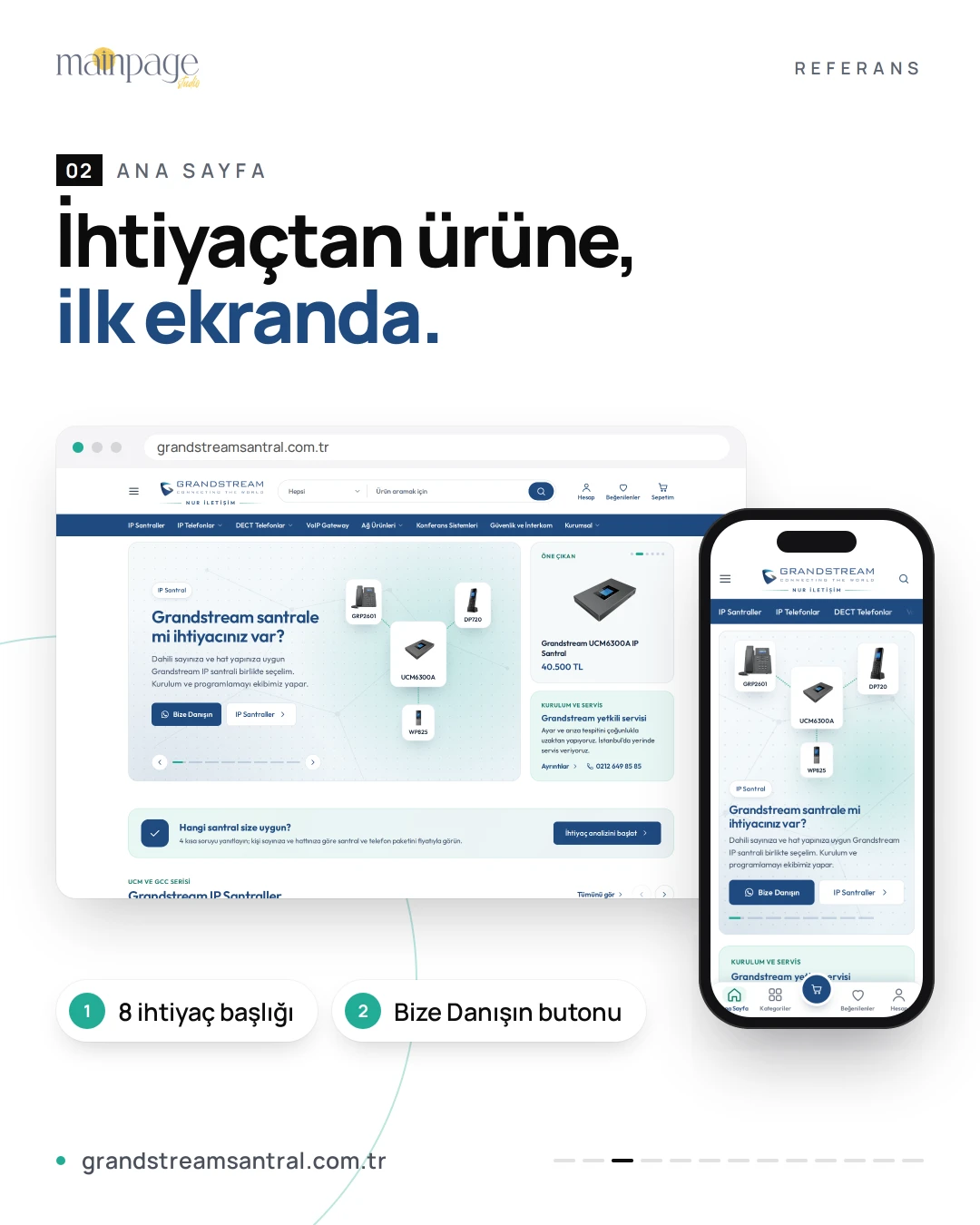 Grandstream Santral sosyal medya gönderisi 03