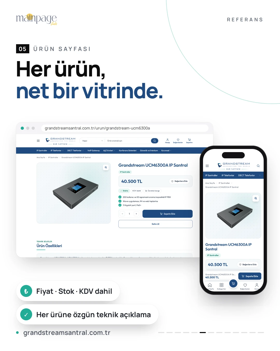 Grandstream Santral sosyal medya gönderisi 06