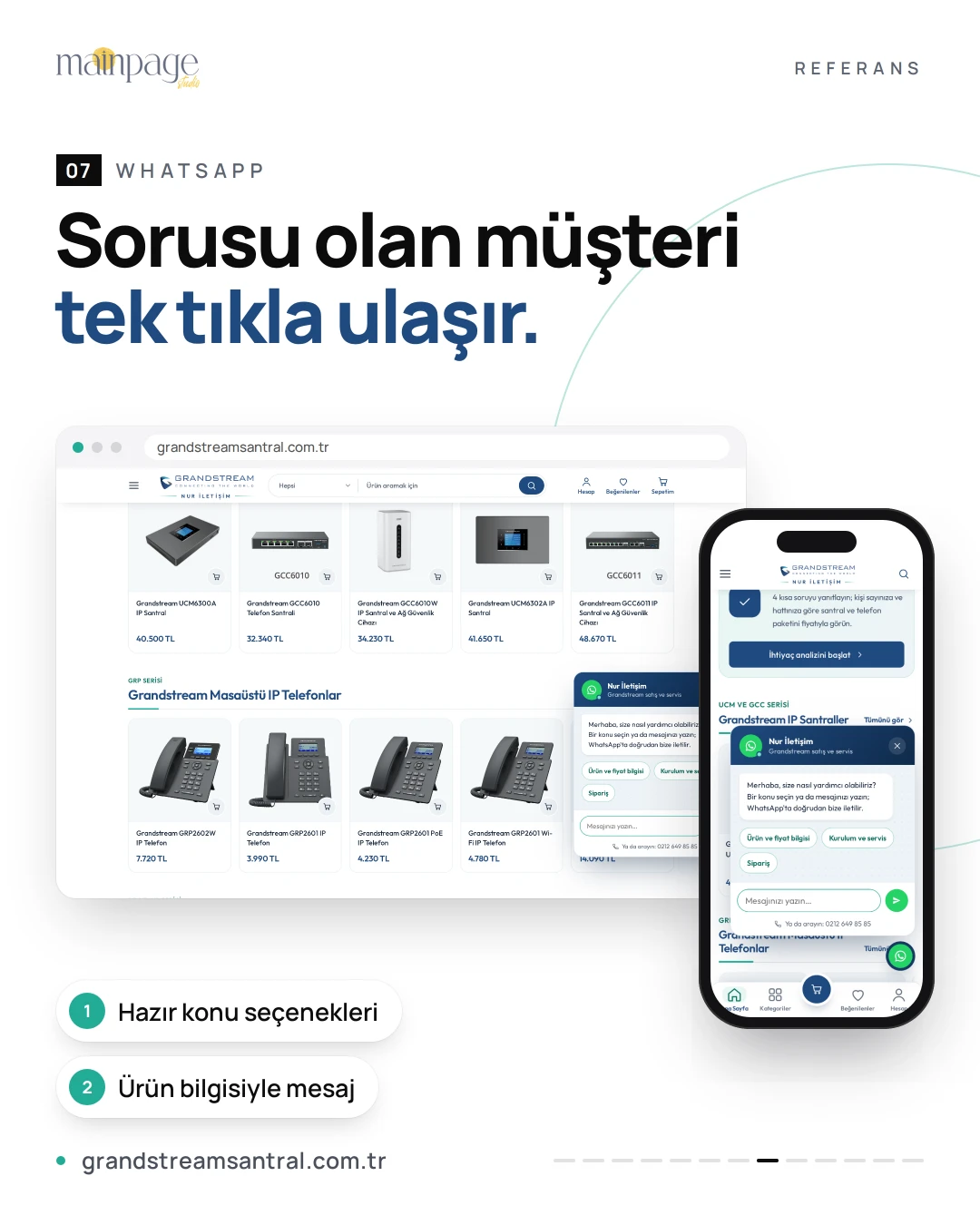 Grandstream Santral sosyal medya gönderisi 08
