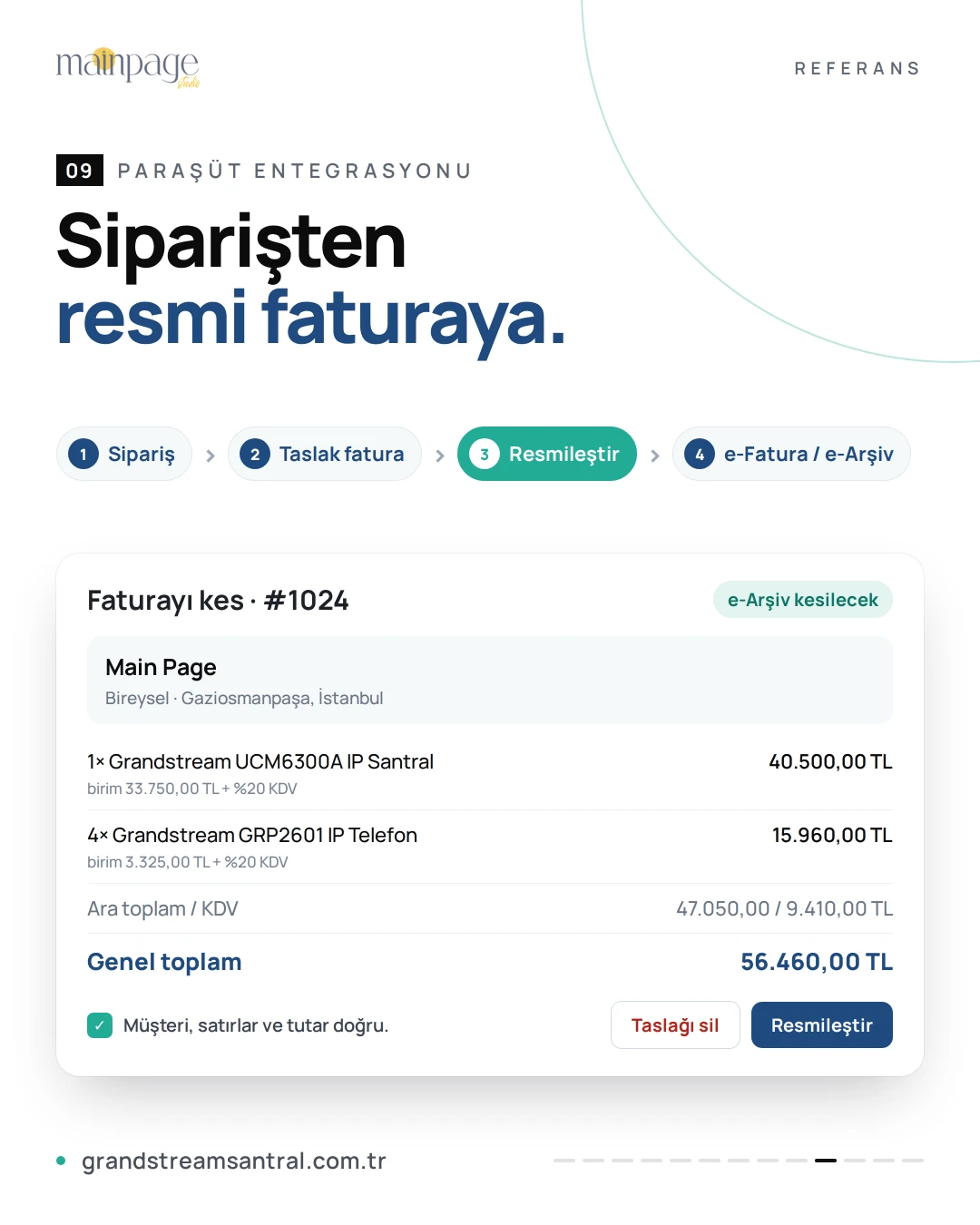 Grandstream Santral sosyal medya gönderisi 10