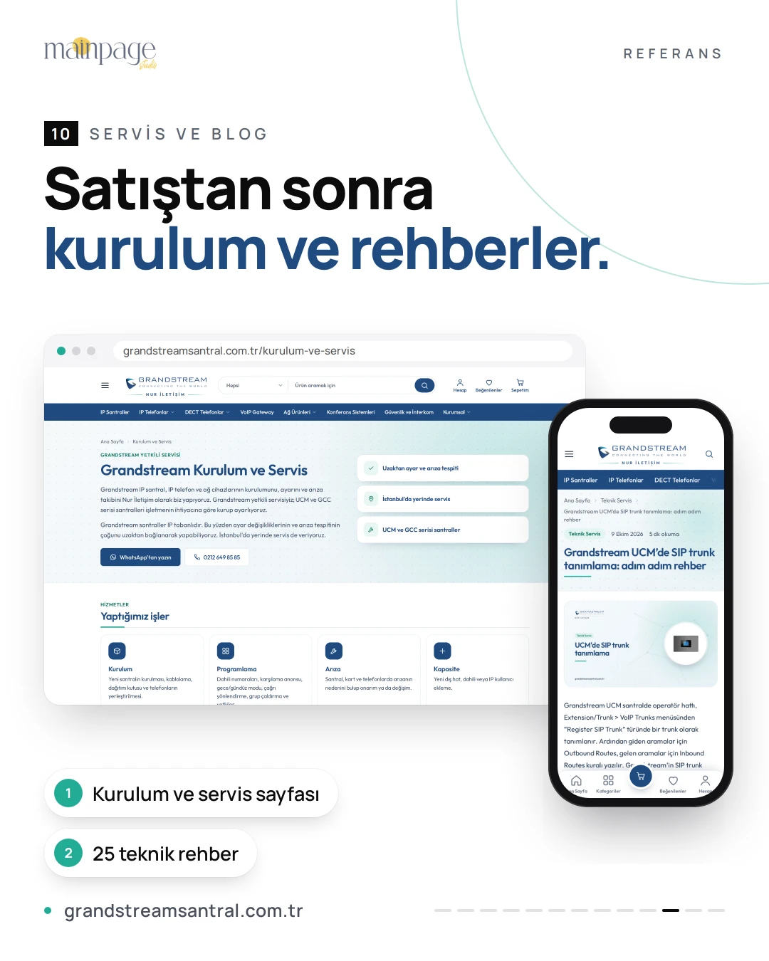 Grandstream Santral sosyal medya gönderisi 11